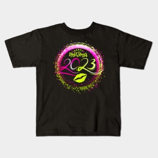 Happy new year 2023..! Kids T-Shirt